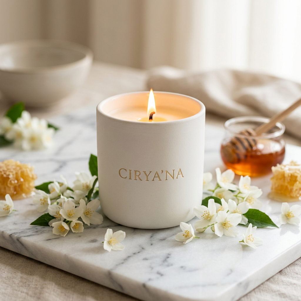 Jasmine Dusk — Ciryana luxury scented candle